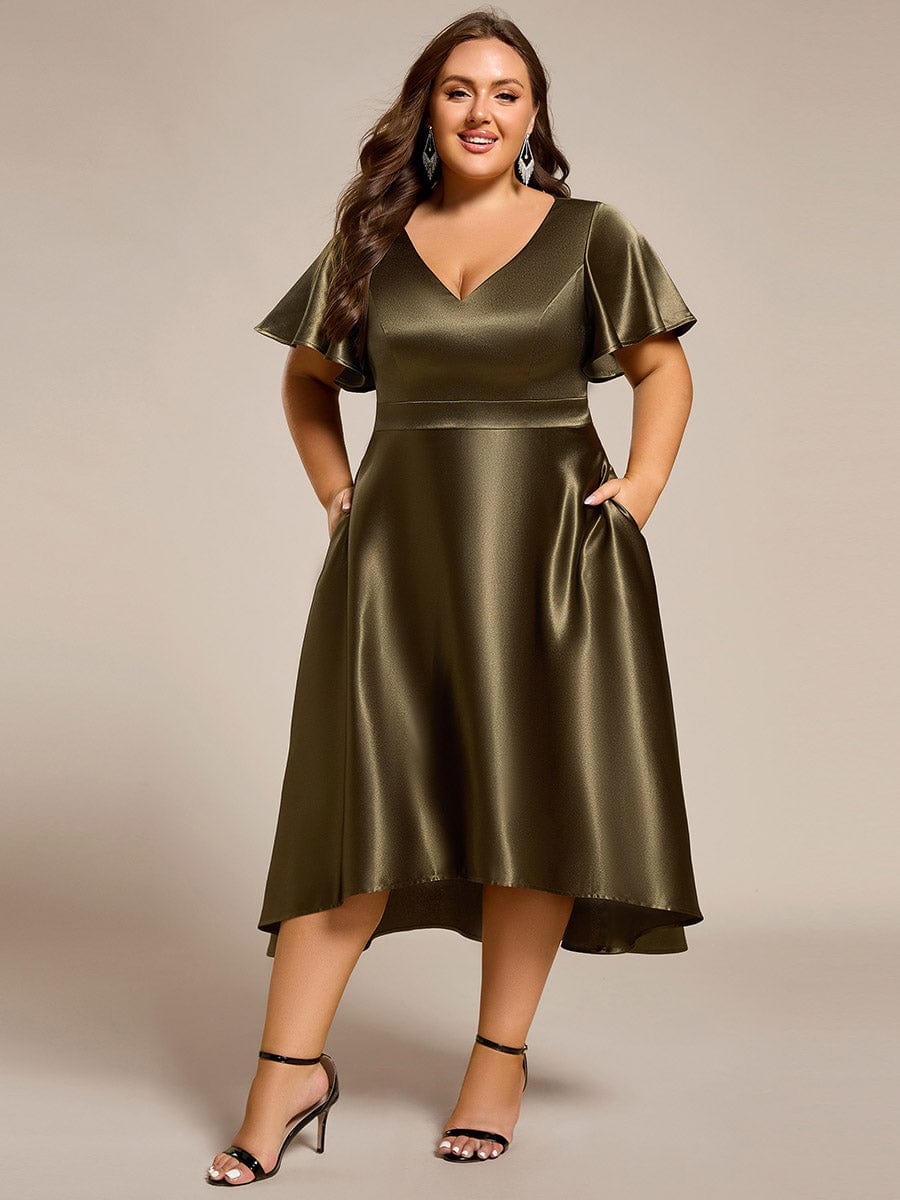 Plus Size Satin Dress Amazon Plus Size High-Low Midi Satin Dress With Pockets Ever-Pretty Plus Plus Size Satin Dress Amazon Plus Size High-Low Midi Satin Dress With Pockets Ever-Pretty Plus
