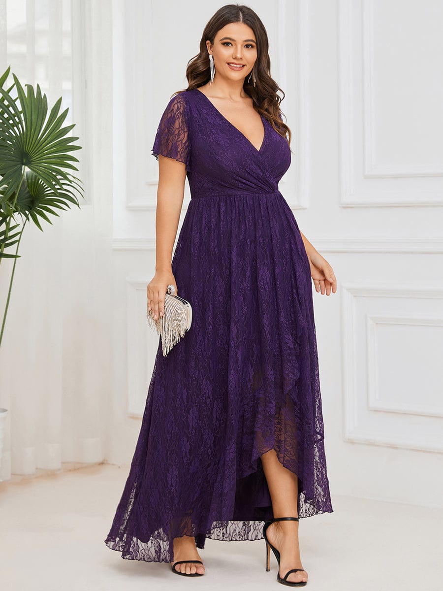 purple maxi dress size 16 plus dresses Fresh Pick Purple Floral Formal Plus-Size Dress Purple Floral / 16-parroquiadesanalbertomagno.com