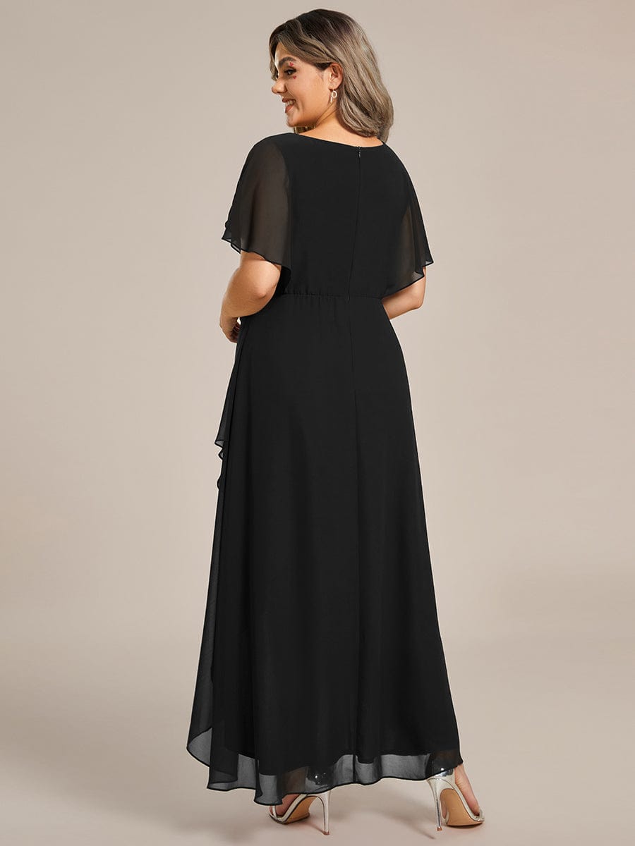 Plus Size Chiffon Waist Applique Dress Ever-Pretty Plus Plus Size Chiffon Waist Applique Dress Ever-Pretty Plus