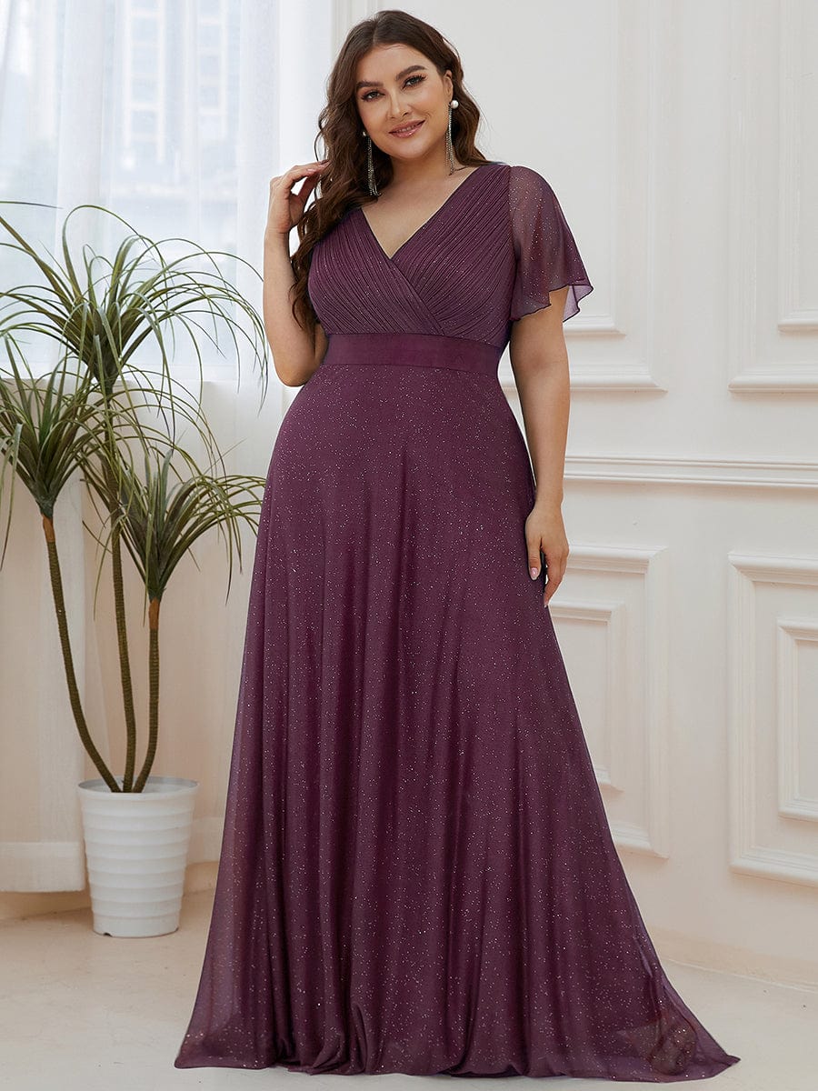 Evening Gown Designs For Plus Size Plus Size Satin Ribbon Waist