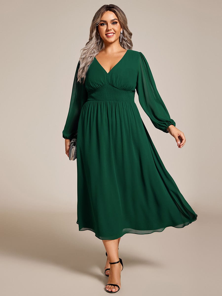 Fall Winter Plus Size Semi-formal Dress Ever-Pretty Plus Size Women's Long Sleeve Velvet Tea Length Dress Formal Wedding Guest Dress With Pockets Formal Dress With Pockets Fall Winter Plus Size Semi-formal Dress Ever-Pretty Plus Size Women's Long Sleeve Velvet Tea Length Dress Formal Wedding Guest Dress With Pockets Formal Dress With Pockets