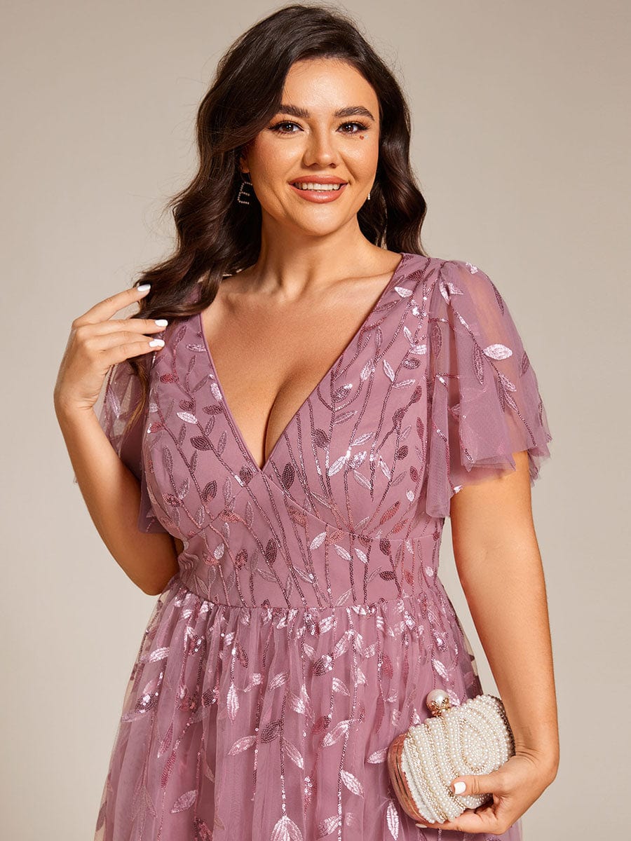 sequin midi dress plus size Rebdolls Women's Plus Size Soraya Sequin Midi Bodycon Dress