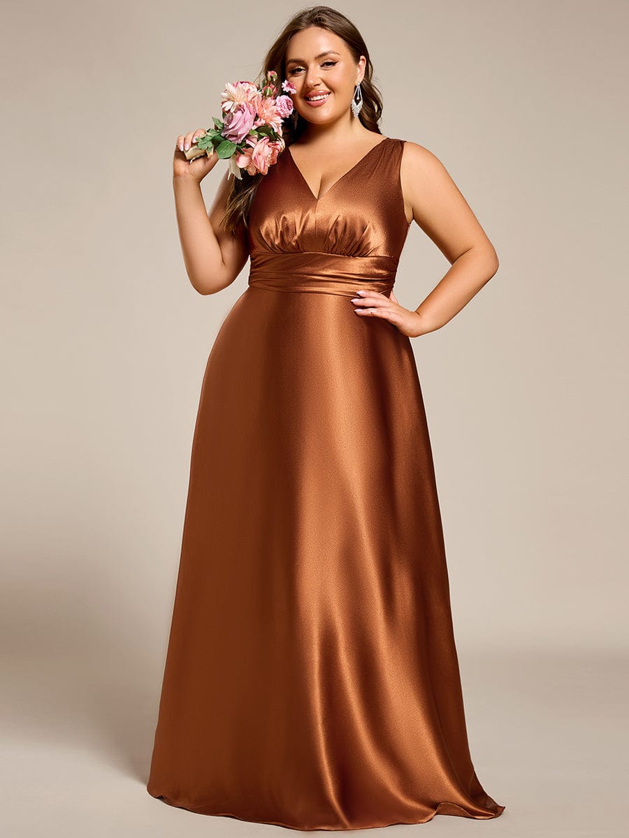 Plus Size Satin Maxi Dress with Pockets | Elegant & Comfortable Ever-Pretty Plus Plus Size Satin Maxi Dress with Pockets | Elegant & Comfortable Ever-Pretty Plus