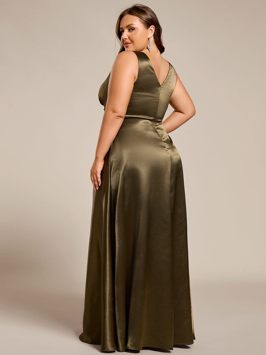 Plus Size Satin Maxi Dress with Pockets | Elegant & Comfortable Ever-Pretty Plus Plus Size Satin Maxi Dress with Pockets | Elegant & Comfortable Ever-Pretty Plus
